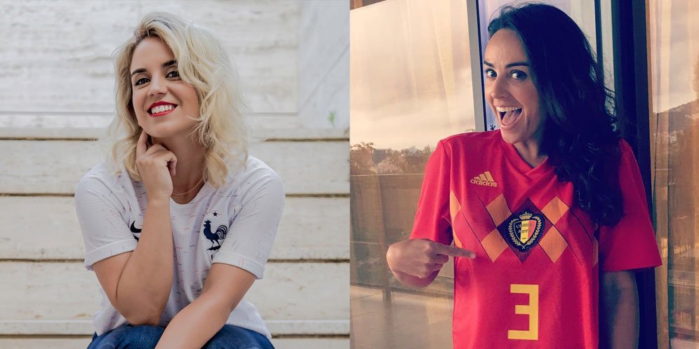 Battle of Wags Semi Final Euro 2016: Prancis vs Belgia