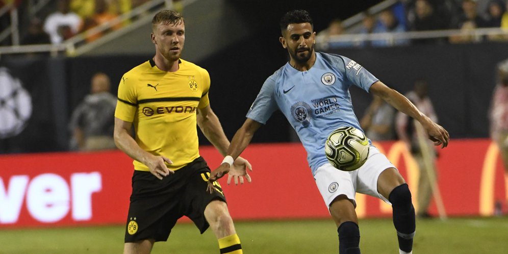 Lampu Hijau! Cedera Aman, Mahrez Siap Main Lawan Chelsea di Community Shield