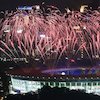 FOTO: Pesta Kembang Api Pembukaan Asian Games 2018 Gemerlapkan Langit Jakarta