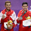 Dapat Perak di Asian Games 2018, Fajar/Rian Tetap Berangkatkan Orang Tua Naik Haji