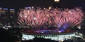 FOTO: Pesta Kembang Api Pembukaan Asian Games 2018 Gemerlapkan Langit Jakarta
