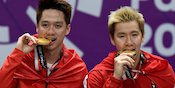 Sabet Emas Asian Games 2018, Kevin Sanjaya Pertama Kali Nangis Sabet Emas Asian Games 2018, Kevin Sanjaya Pertama Kali Nangis