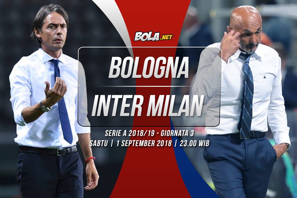 Data dan Fakta Serie A: Bologna vs Inter Milan