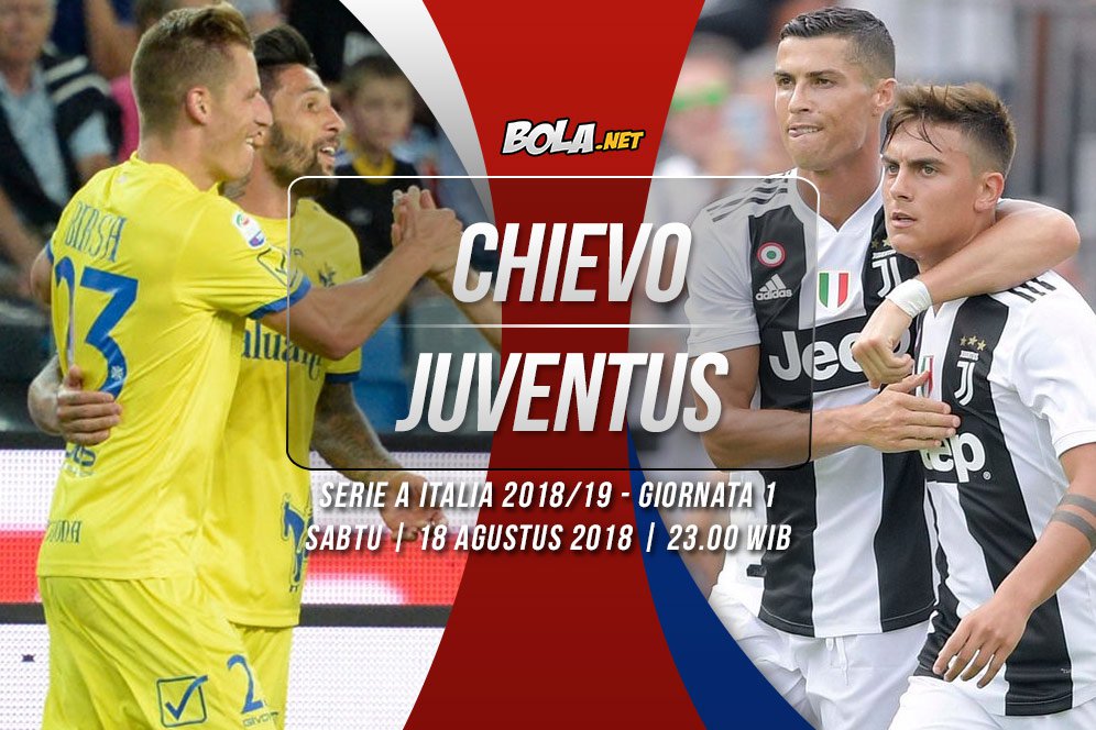 Prediksi Chievo vs Juventus 18 Agustus 2018