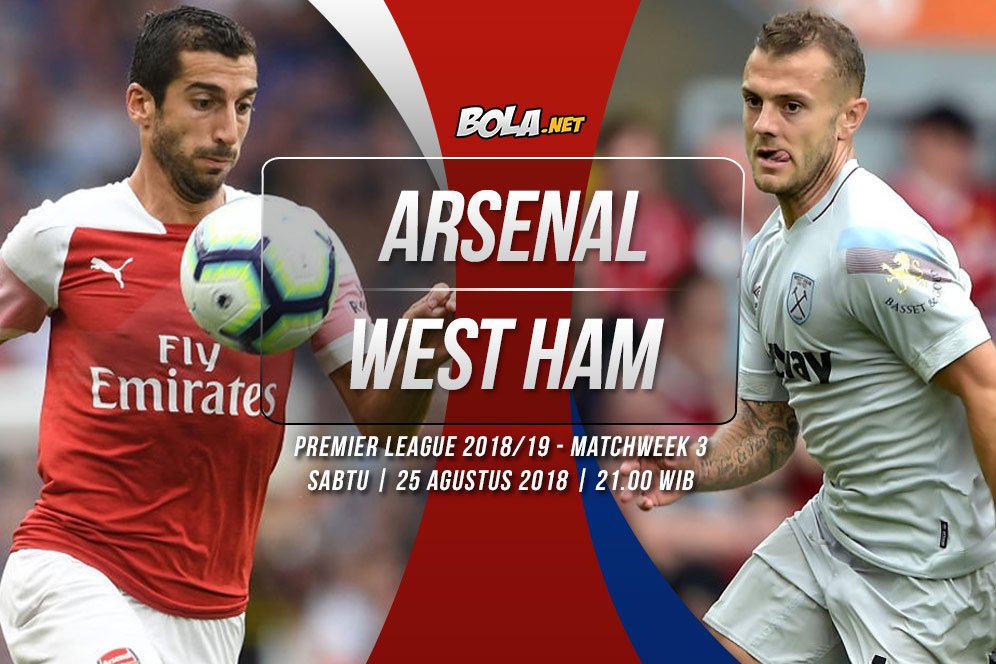 Data dan Fakta Premier League: Arsenal vs West Ham