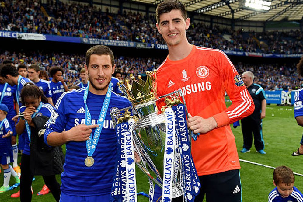 Courtois Ingin Reuni dengan Hazard di Real Madrid