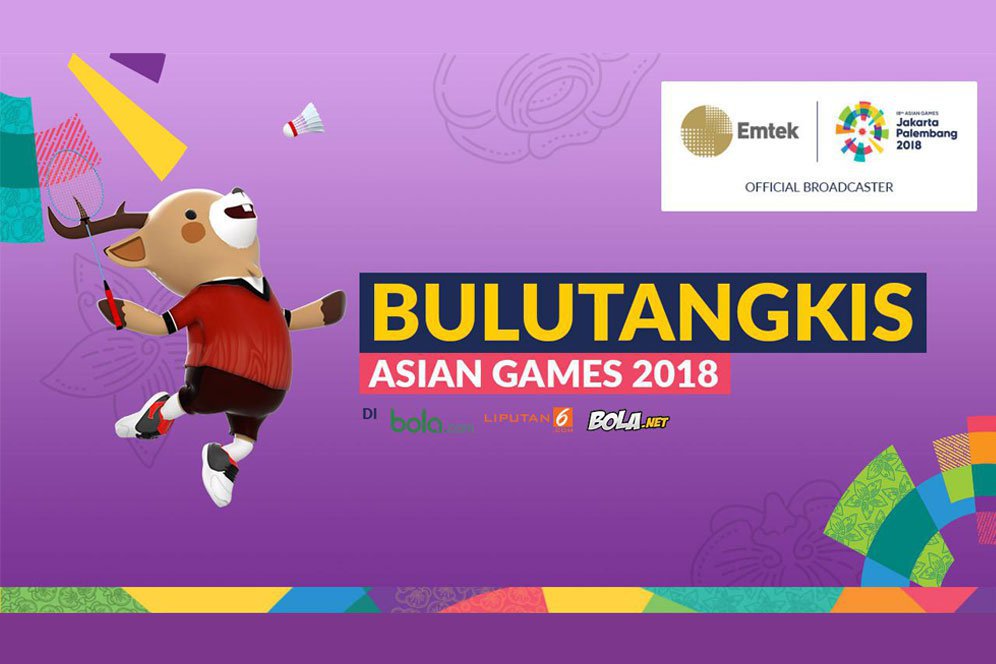 Jadwal Siaran Final Bulutangkis Asian Games 2018 Indonesia vs China di Indosiar