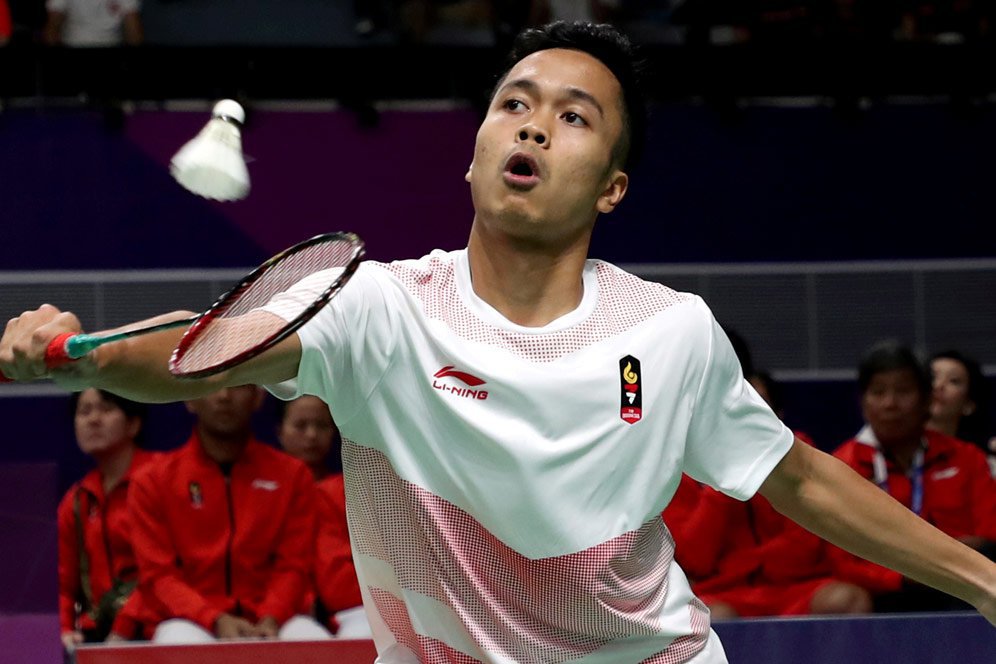 Anthony Ginting Lolos ke Babak 16 Besar Bulutangkis Asian Games 2018