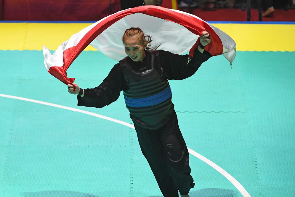 Sabet Emas Pencak Silat, Wewey Wita Sudah Yakin Menang Sejak Awal