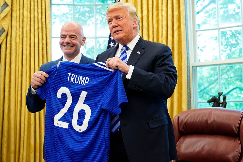 Bertemu Presiden FIFA, Donald Trump Beri Kartu Merah ke Media