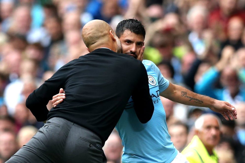 Guardiola Senang Aguero Perpanjang Kontrak di City