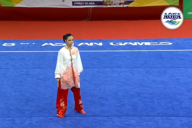 Emas Wushu Berhasil Disabet Lindswell, Begini Serunya Highlight Pertandingan By AQUA