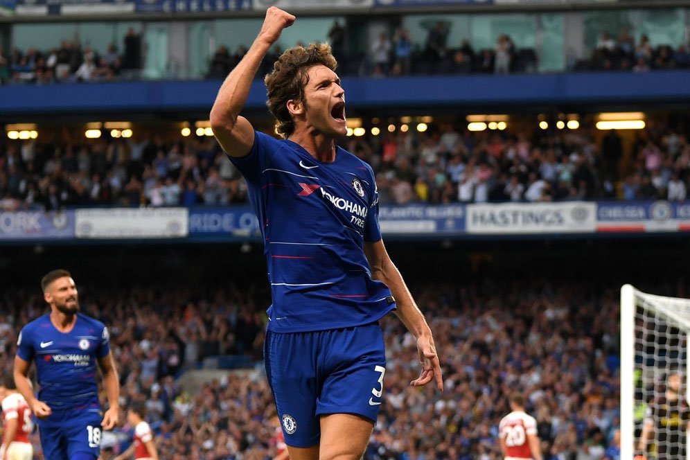 Marcos Alonso: Chelsea Lebih Terbiasa Juara Ketimbang Arsenal