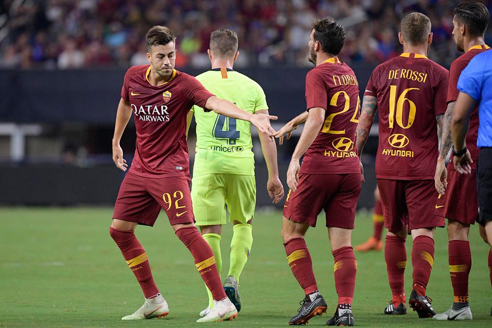 Hasil Pertandingan Barcelona vs AS Roma: Skor 2-4