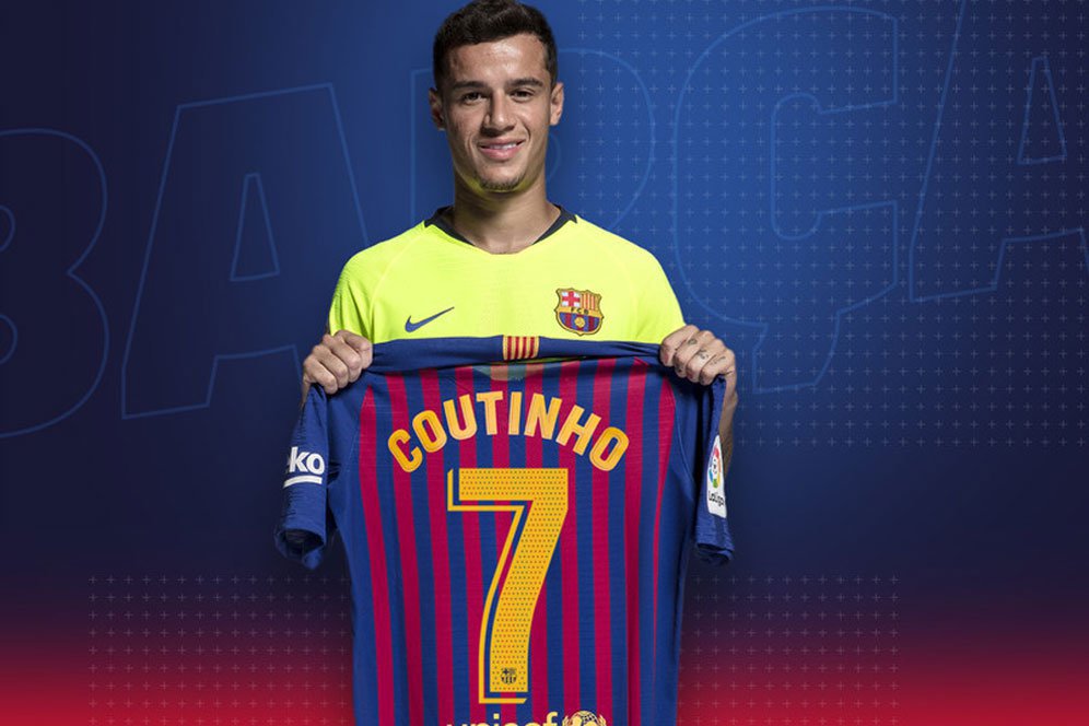 Coutinho Resmi Ganti Nomor Punggung 7