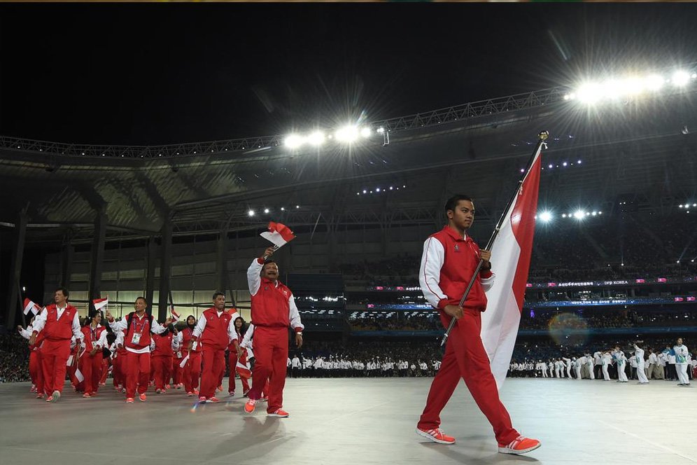 Inilah Sosok Pembawa Bendera Indonesia di Pembukaan Asian Games 2018 Inilah Sosok Pembawa Bendera Indonesia di Pembukaan Asian Games 2018