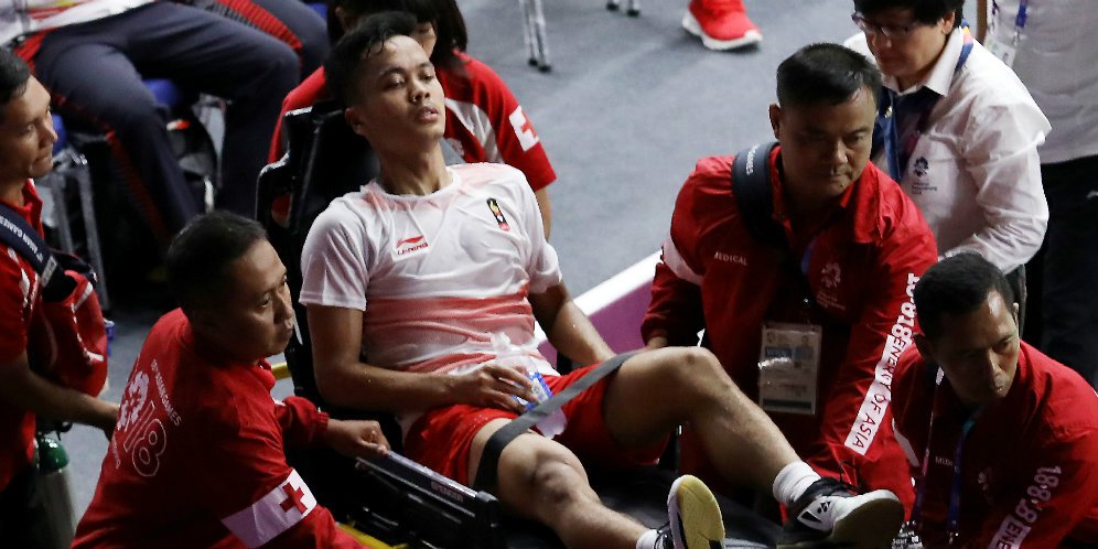 Anthony Sinisuka Ginting Dipastikan Tak Cedera Serius