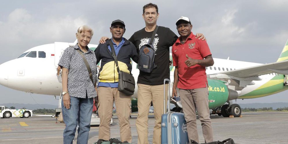 Pawai Obor Asian Games 2018 di Palembang Diramaikan Empat Atlet Veteran