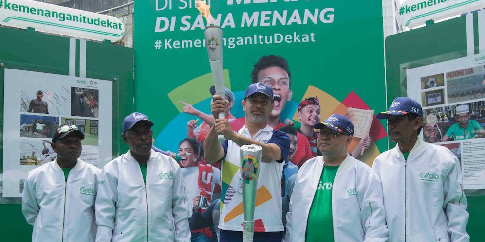 Status Boleh Veteran, 4 Atlet Legendaris Ini Tetap Bugar Ikuti Kirab Asian Games 2018