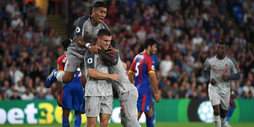 Hasil Pertandingan Crystal Palace vs Liverpool: Skor 0-2