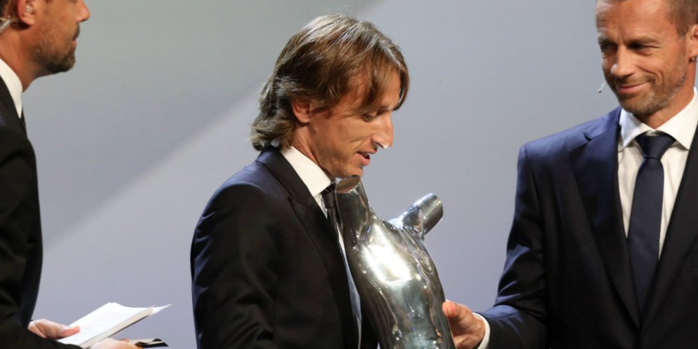 Luka Modric Raih Gelar Pemain Terbaik UEFA 2017-18