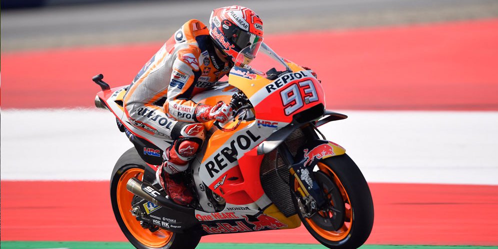 Hasil Kualifikasi MotoGP Austria 2018: Marquez Asapi Tiga Ducati