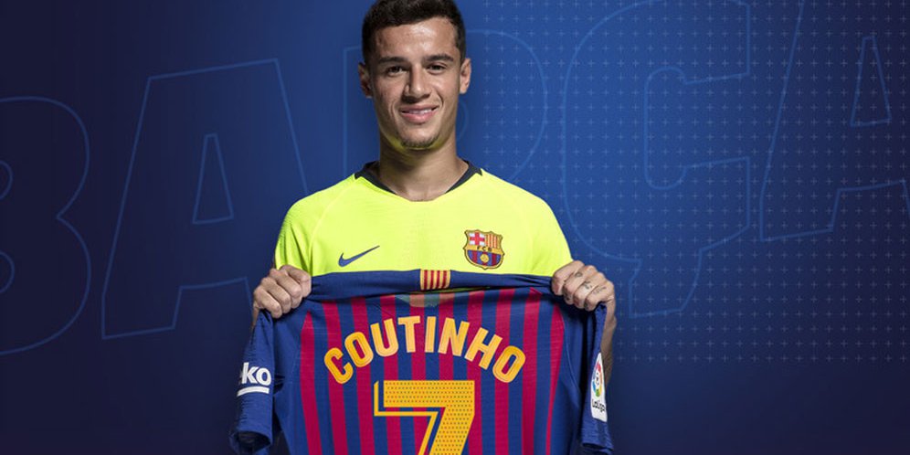 Coutinho Resmi Ganti Nomor Punggung 7