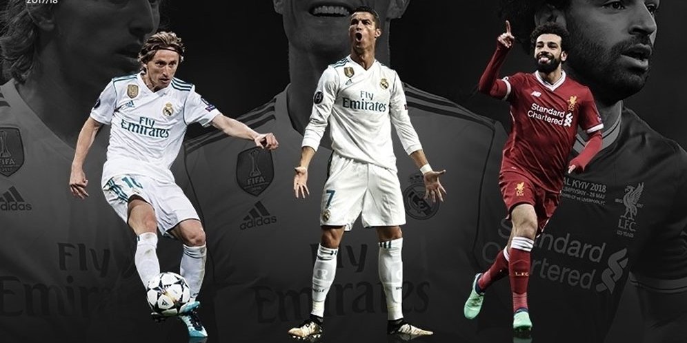 Modric, Salah dan Ronaldo Jadi Nominasi Pemain Terbaik UEFA