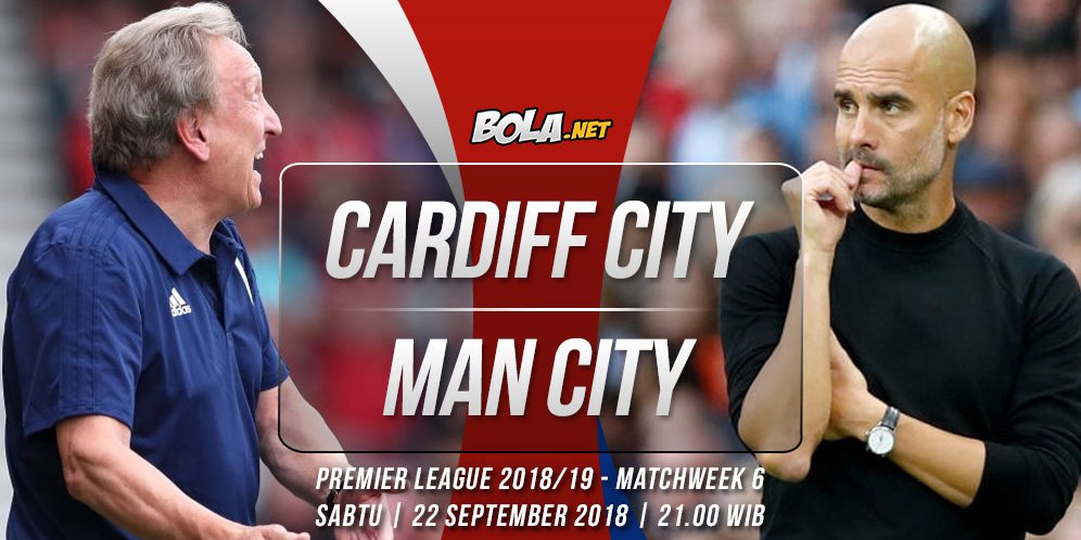 Prediksi Cardiff City vs Manchester City 22 September 2018