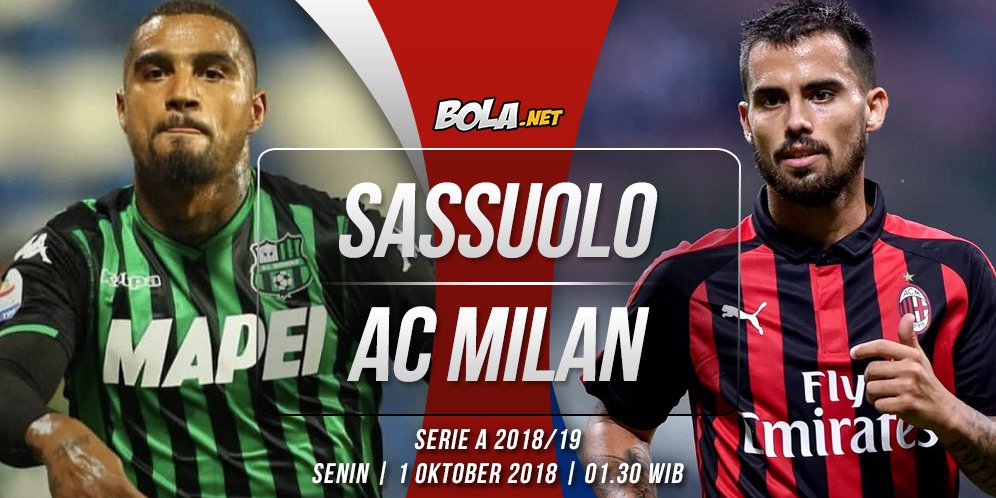 Prediksi Sassuolo vs AC Milan 1 Oktober 2018