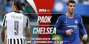 Prediksi PAOK Thessaloniki vs Chelsea 20 September 2018
