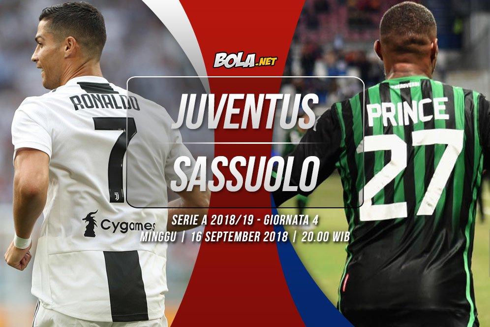 Data dan Fakta Serie A: Juventus vs Sassuolo