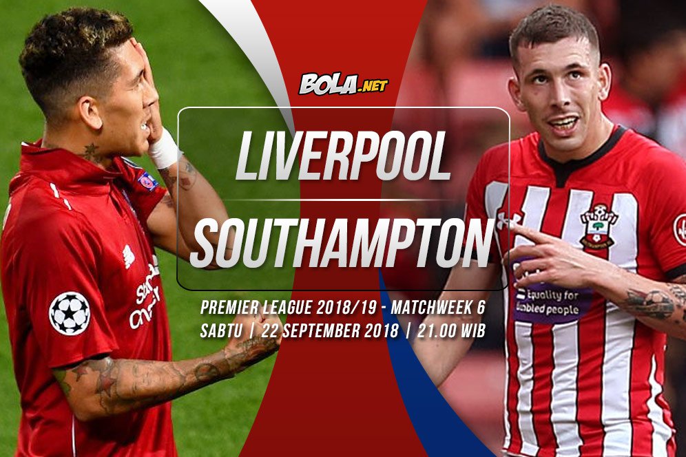 Data dan Fakta Premier League: Liverpool vs Southampton