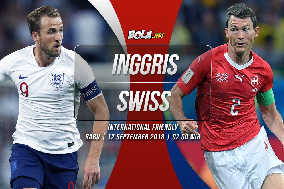 Prediksi Inggris vs Swiss 12 September 2018