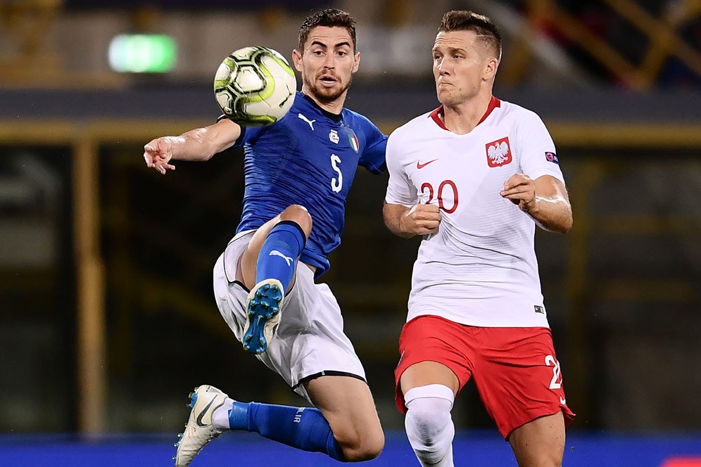 Jorginho Dijagat Ketat, Italia Sulit Bangun Serangan Jorginho Dijagat Ketat, Italia Sulit Bangun Serangan