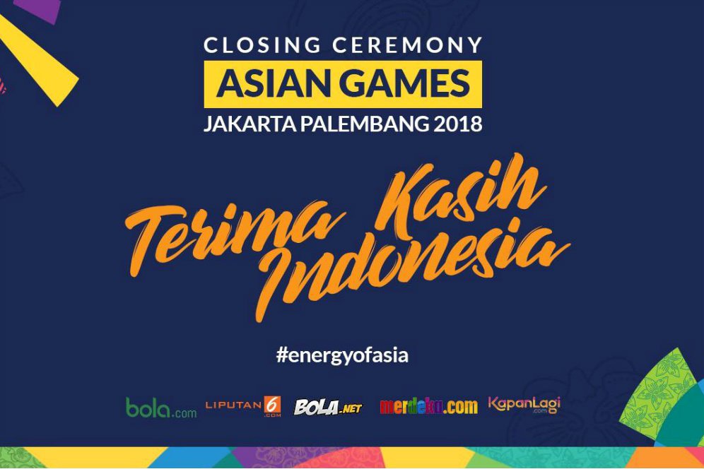 Live Streaming Penutupan Asian Games 2018