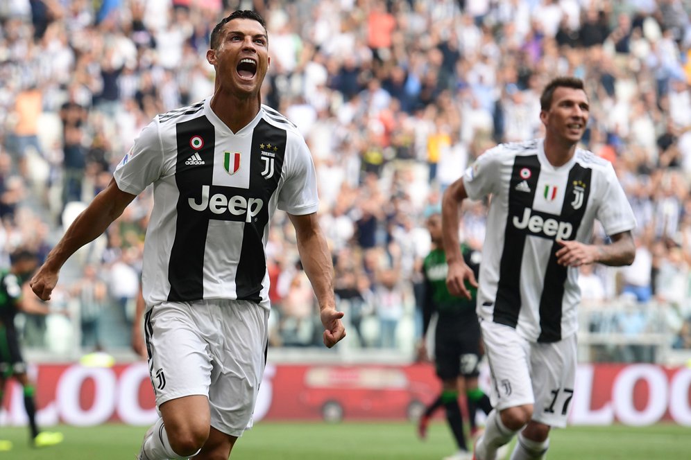 Akhirnya Cetak Gol Bagi Juventus, Ronaldo Bahagia