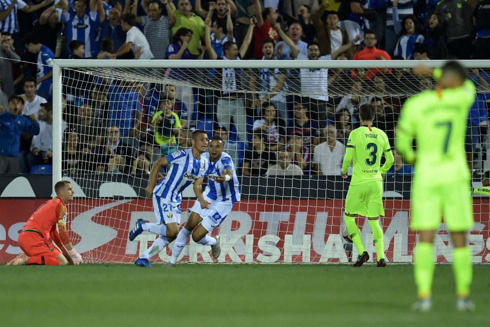 Tak Ada Ucapan Selamat, Kiper Leganes Kecam Sikap Pemain Barca