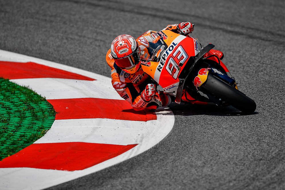 Hasil Latihan Kedua MotoGP Aragon 2018: Marquez Asapi Ducati