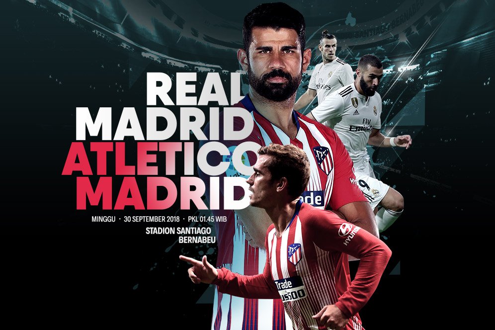 Prediksi Real Madrid vs Atletico Madrid 30 September 2018