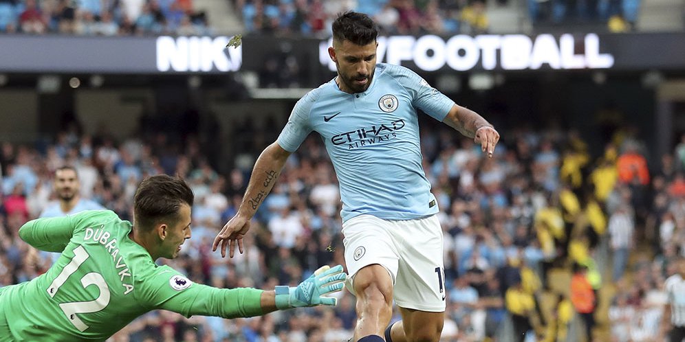 Statistik Laga Manchester City vs Newcastle United: Catatan Apik Aguero