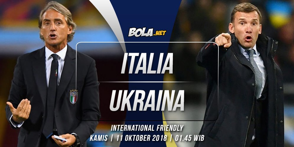 Prediksi Italia vs Ukraina 11 Oktober 2018