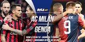 Data dan Fakta Serie A: AC Milan vs Genoa