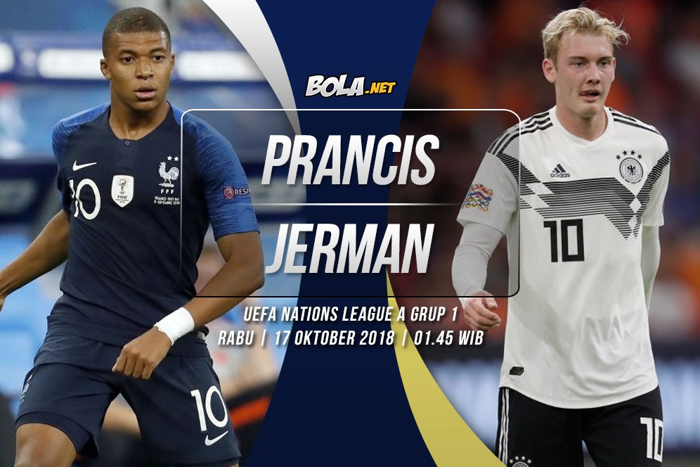 Prediksi Prancis vs Jerman 17 Oktober 2018