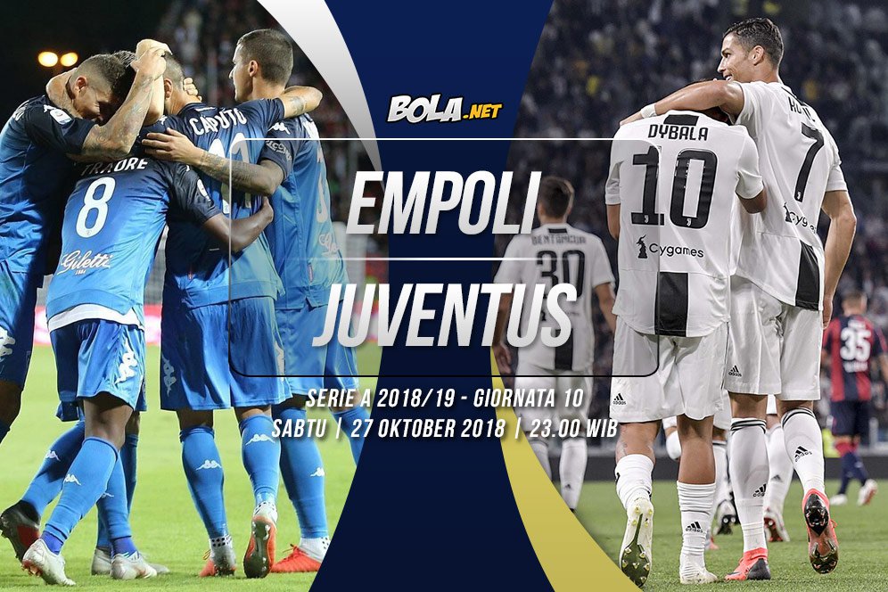 Prediksi Empoli vs Juventus 27 Oktober 2018