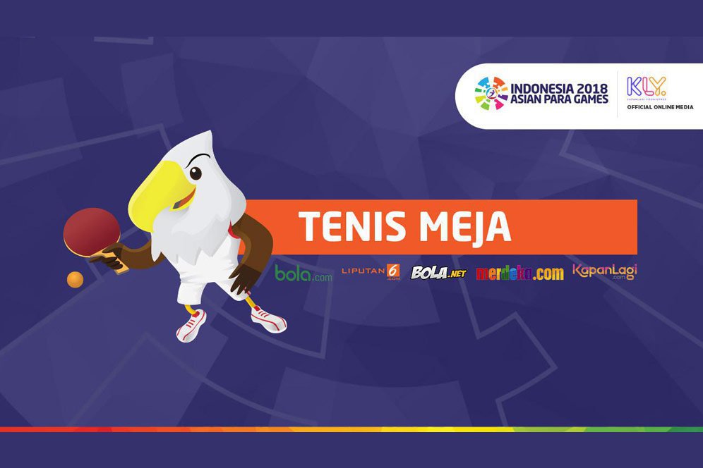 Indonesia Temui Korea di Semifinal Tenis Meja Asian Para Games 2018