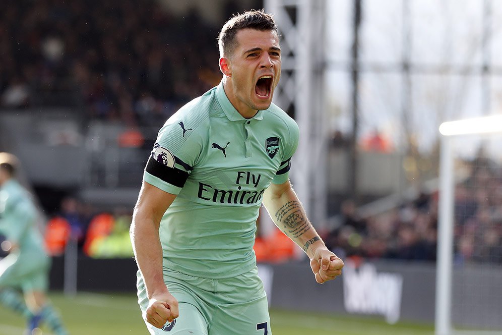 Pujian Emery untuk Xhaka yang Tak Kenal Lelah