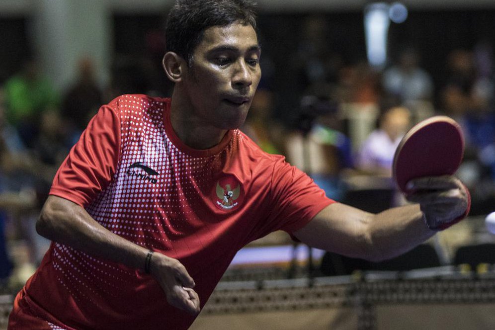 Rebut Medali Emas Asian Para Games 2018, Atlet Tenis Meja Bantu Korban Gempa