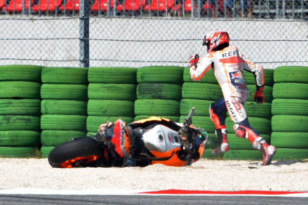 Marc Marquez Paling Sering Jatuh, Maverick Vinales Paling Jarang