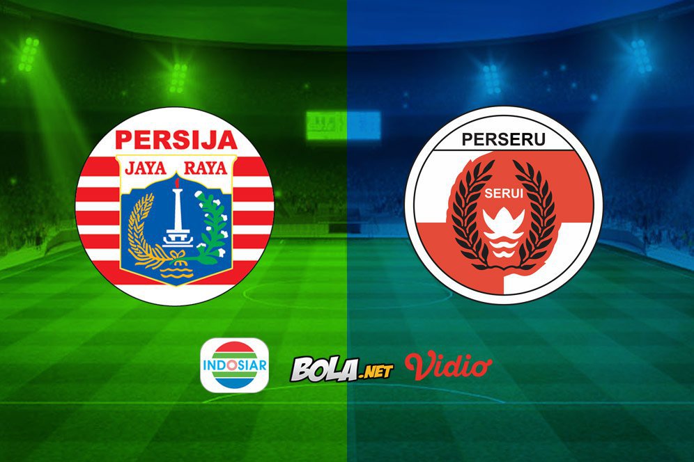 Live Streaming Liga 1 di Indosiar: Persija Jakarta vs Perseru Serui